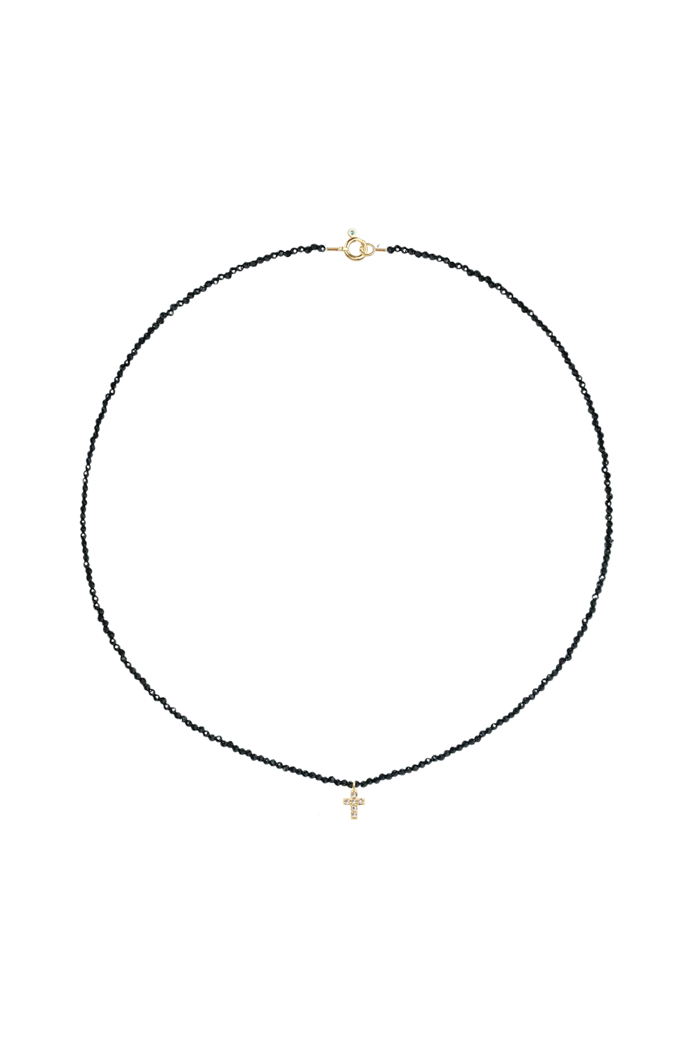 Colier Aur Spinel&Paved Cross Lisa&Co.