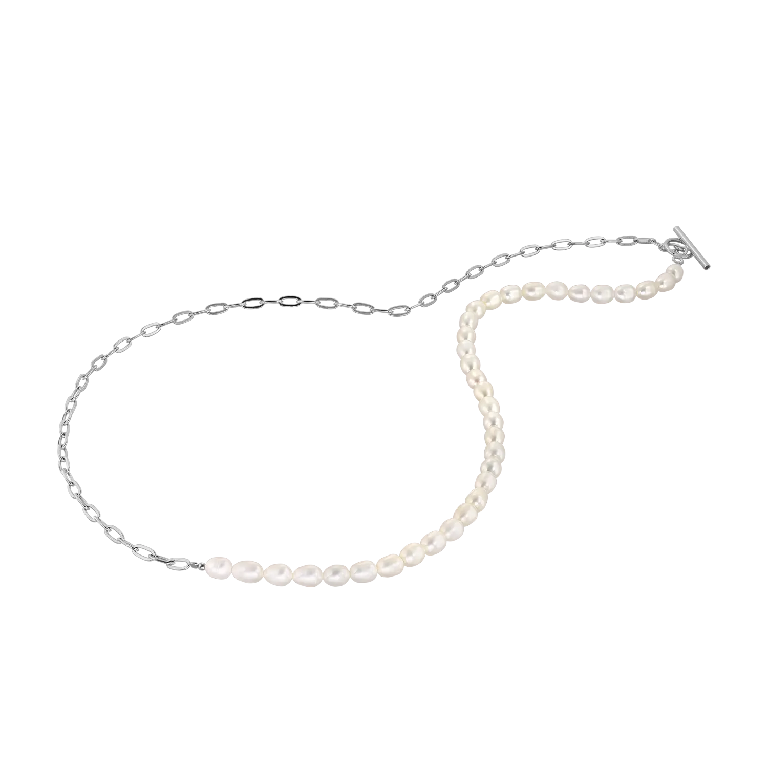 Colier Half Pearl Half Chain LisaConcept