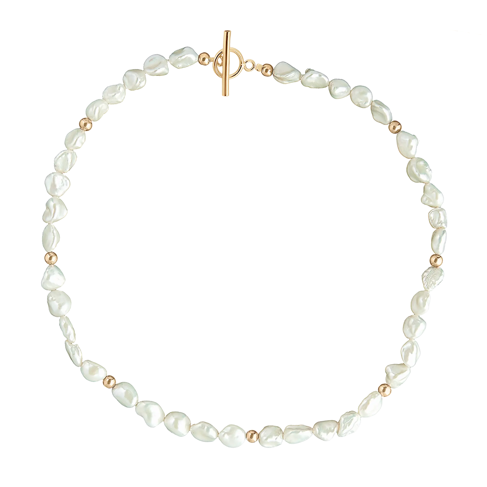 Colier Odette White Pearls • Aur 14K LisaConcept