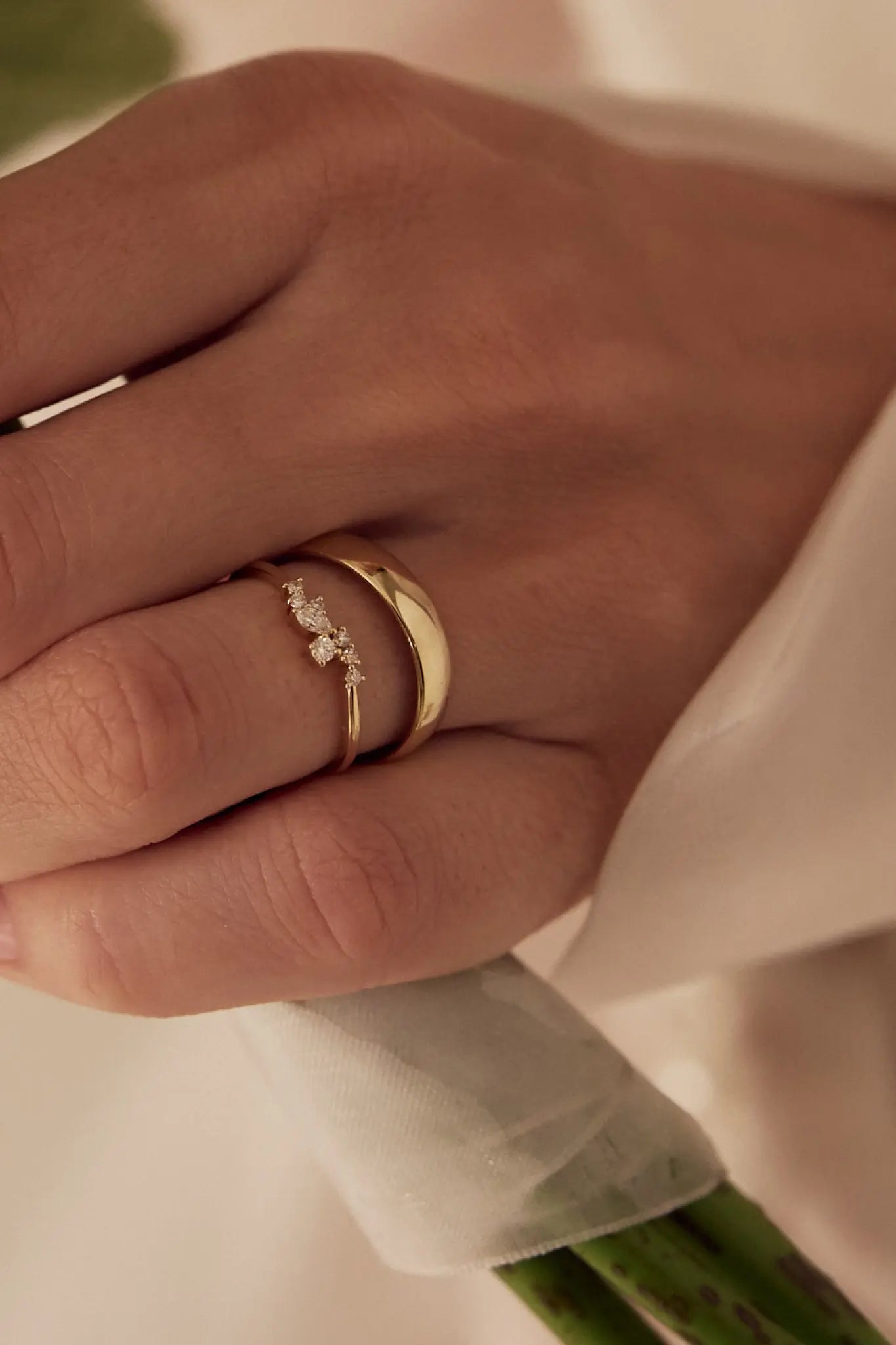 Inel Aur Flora LisaConcept