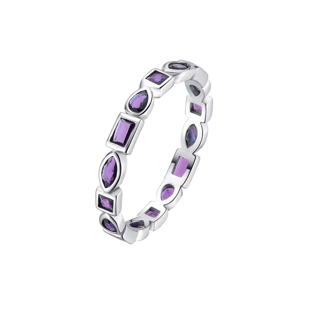 Inel Mosaic Purple LisaConcept