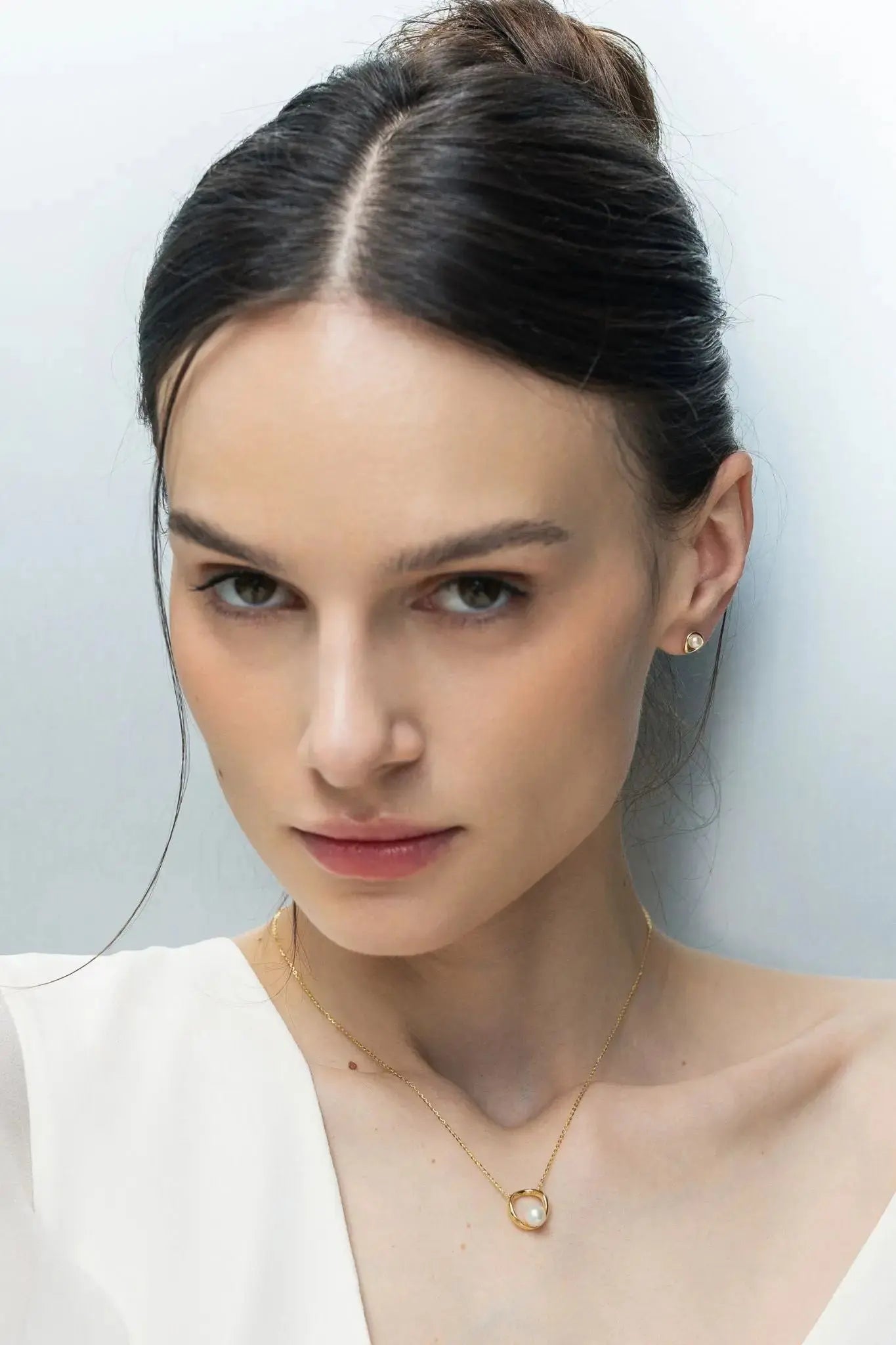 Cercei Argint Circle of Life Pearl Lisa&Co.