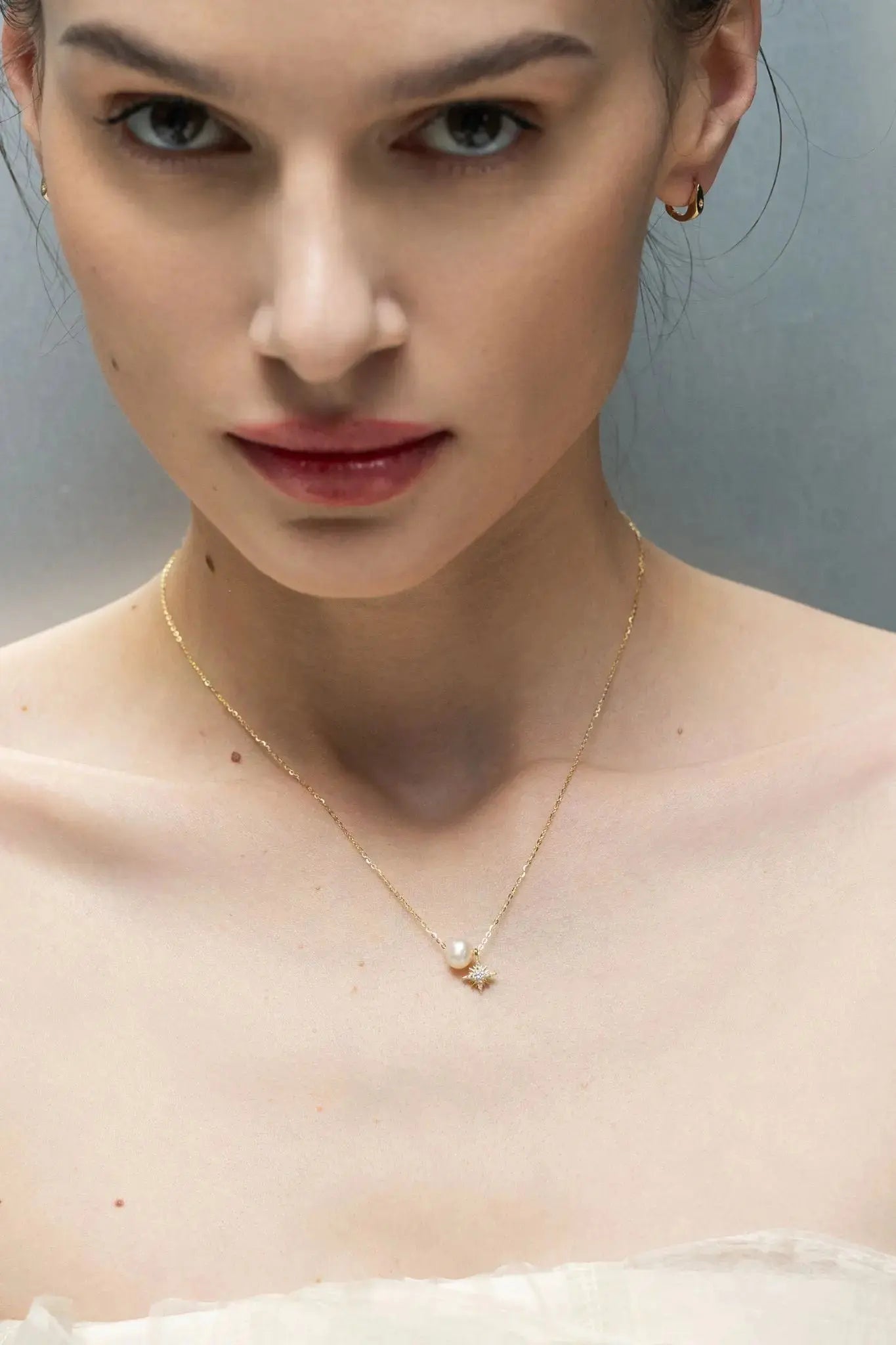 Lanț Argint Northern Star & Pearl Lisa&Co.