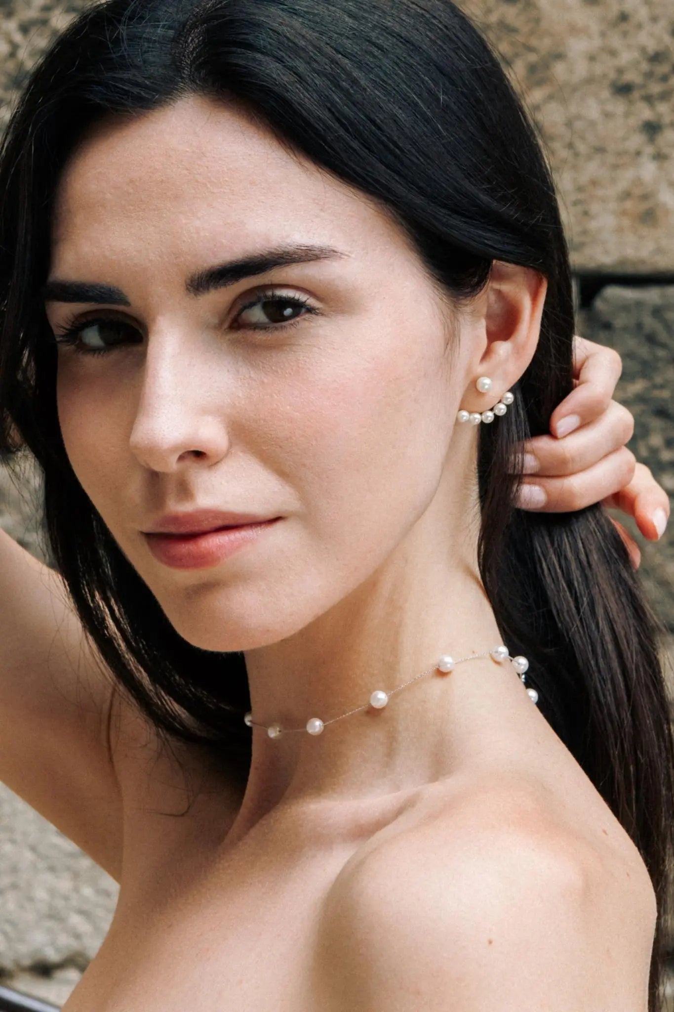 Lanț Argint Pearl Drip LisaConcept