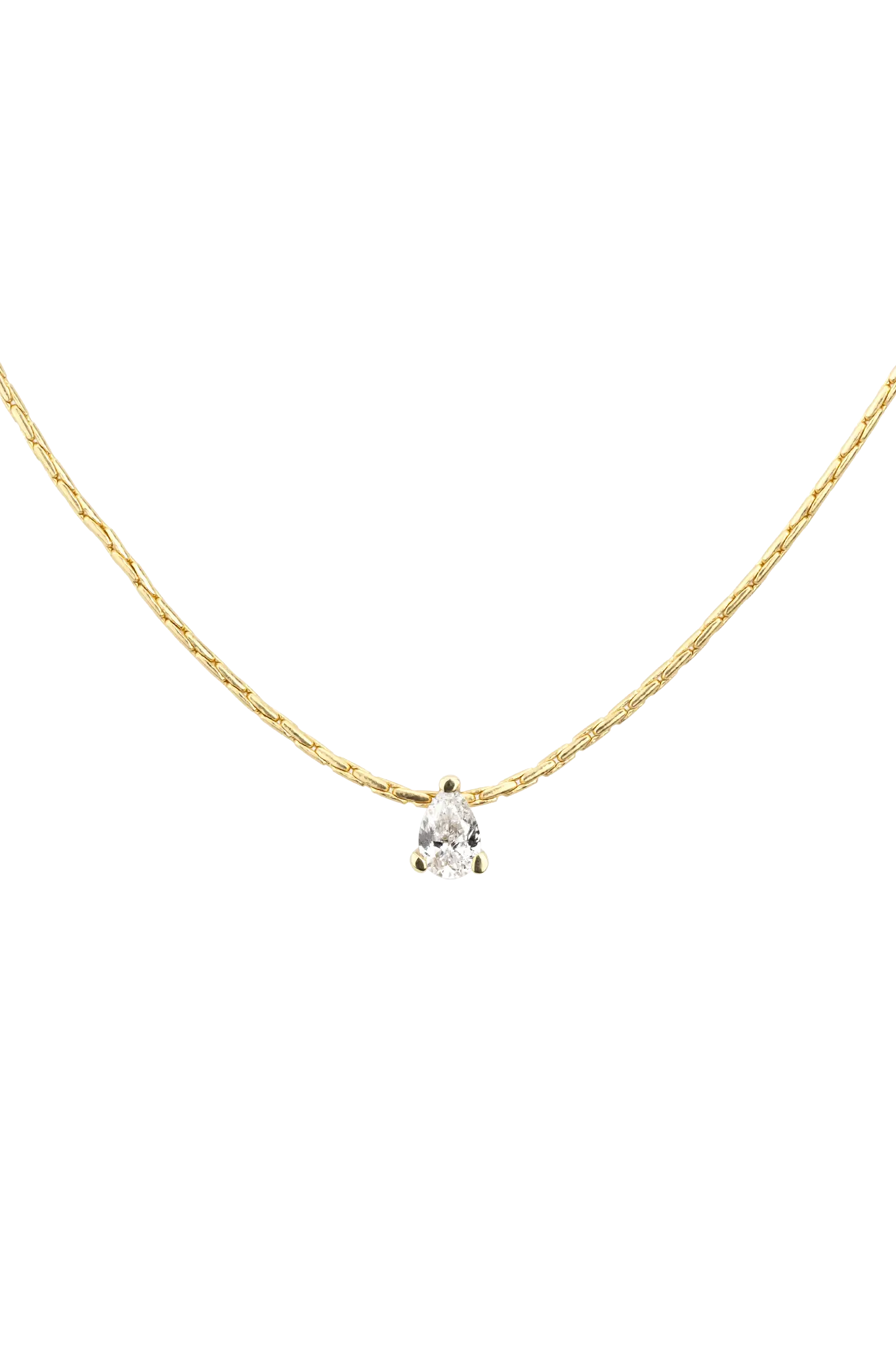 Lanț Aur Teardrop Diamond Lisa&Co.